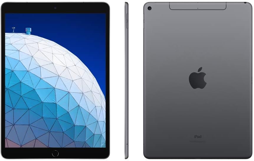 Apple iPad Air (10.5-inch, Wi-Fi, 64GB) Space Gray (Renewed)