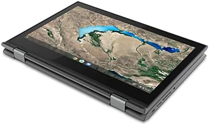 Lenovo 11.6" 300e Chromebook Touchscreen LCD 2 in 1- MediaTek M8173C Quad-core 2.1GHz 4GB LPDDR3 32GB Flash Memory Chrome OS Model 81H00000US (Renewed)