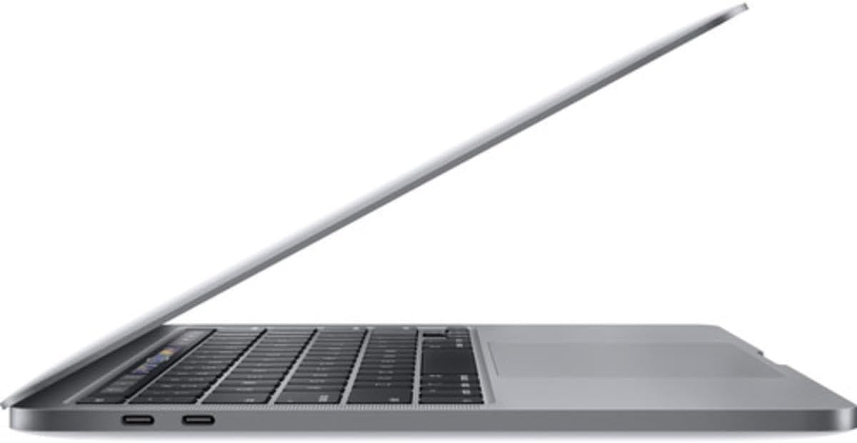 2020 Apple MacBook Pro with 2.0GHz Intel Core i5 (13-inch, 16GB RAM, 512GB SSD Storage) - Space Gray (Renewed)
