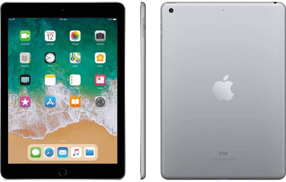 2019 Apple iPad (10.2-inch, Wi-Fi, 32GB) - Space Gray (Renewed Premium)