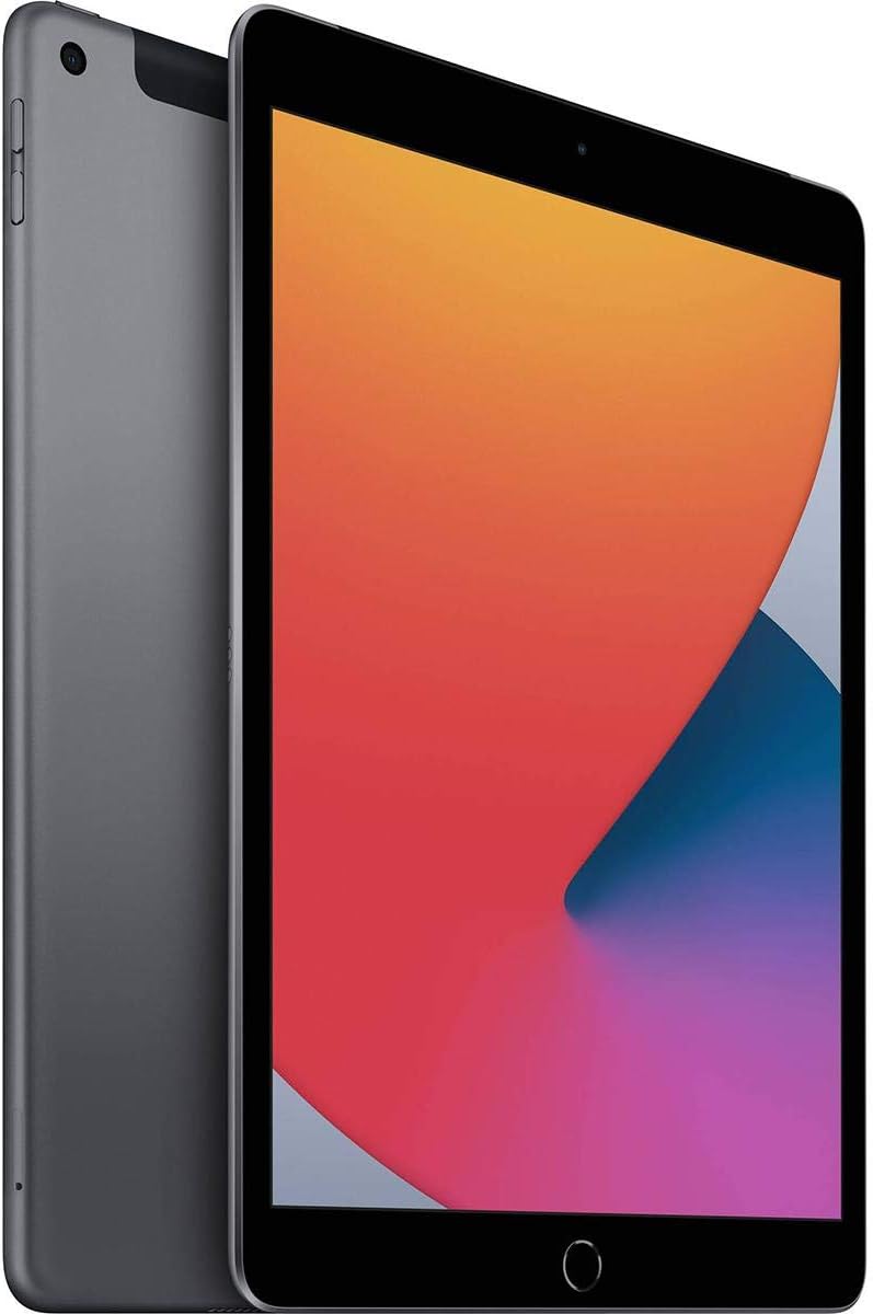 Apple iPad (10.2-inch, Wi-Fi, 128GB, 8th Generation)- Space Gray (Renewed)