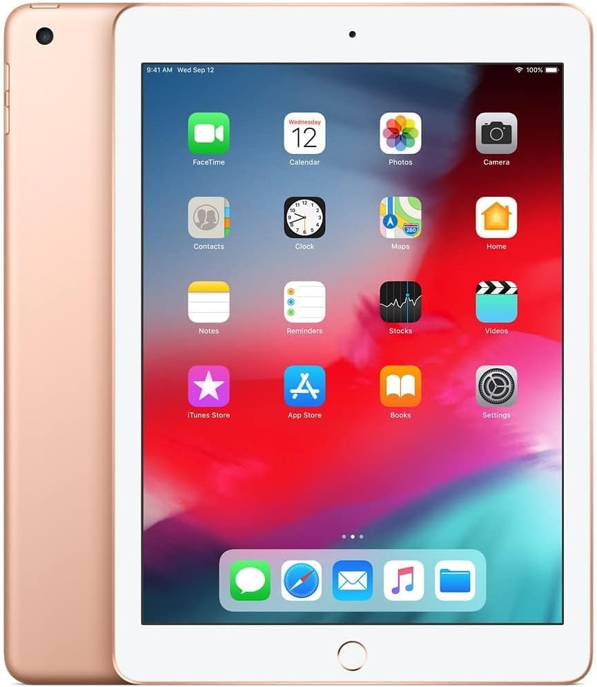 Apple iPad (2018 Model) with Wi-Fi only 32GB Apple 9.7in iPad - Space Gray (Renewed)