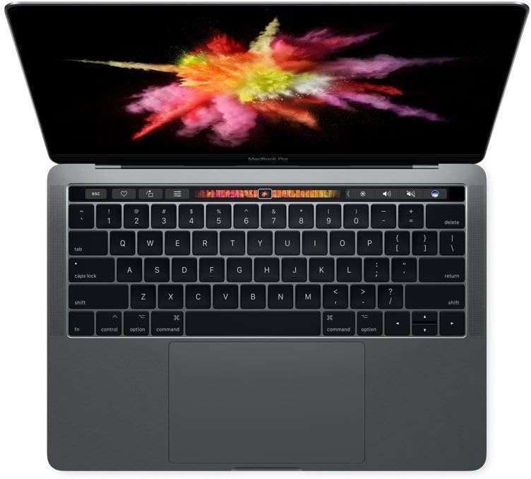 Apple 13in MacBook Pro, Retina, Touch Bar, 3.1GHz Intel Core i5 Dual Core, 8GB RAM, 256GB SSD, Space Gray, MPXV2LL/A (Renewed)