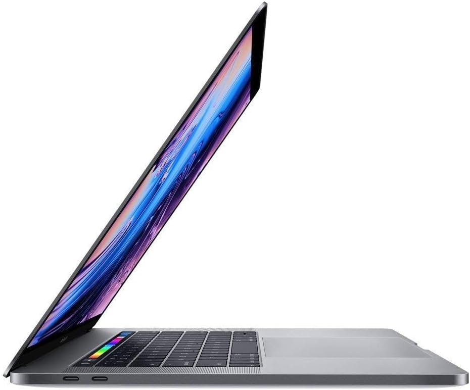 Apple 15.4in MacBook Pro Laptop (Retina, Touch Bar, 2.6GHz 6-Core Intel Core i7, 16GB RAM, 512GB SSD Storage) Space Gray (MR942LL/A) (2018 Model) (Renewed)