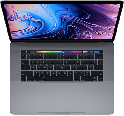 Apple 15.4in MacBook Pro Laptop (Retina, Touch Bar, 2.6GHz 6-Core Intel Core i7, 16GB RAM, 512GB SSD Storage) Space Gray (MR942LL/A) (2018 Model) (Renewed)
