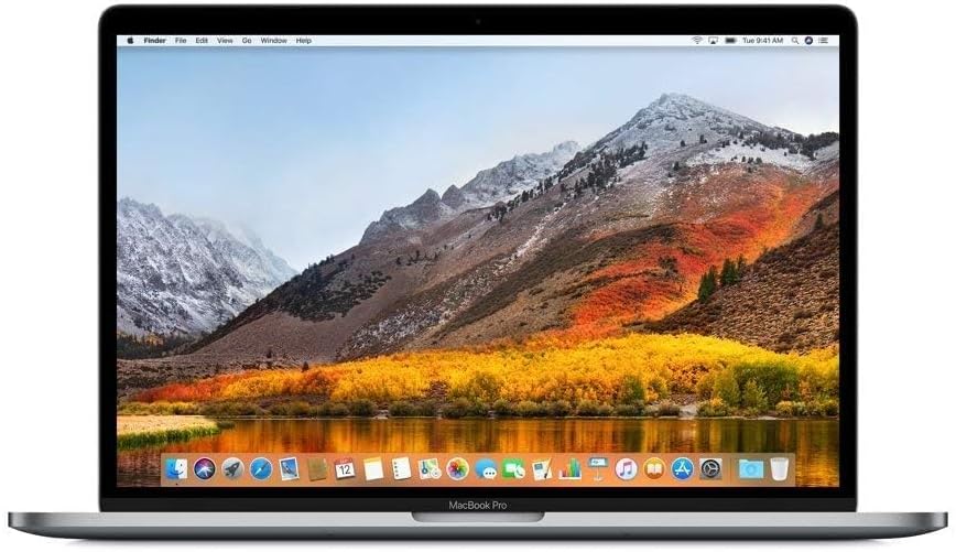 Apple 15.4in MacBook Pro Laptop (Retina, Touch Bar, 2.6GHz 6-Core Intel Core i7, 16GB RAM, 512GB SSD Storage) Space Gray (MR942LL/A) (2018 Model) (Renewed)