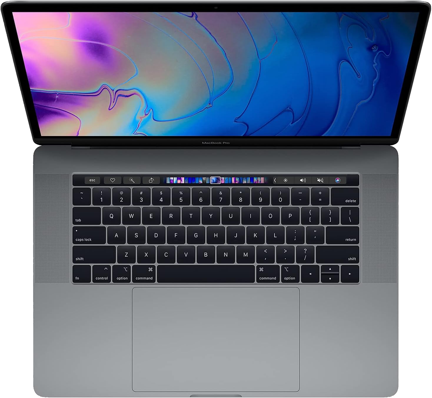 Apple 15.4in MacBook Pro Laptop (Retina, Touch Bar, 2.6GHz 6-Core Intel Core i7, 16GB RAM, 512GB SSD Storage) Space Gray (MR942LL/A) (2018 Model) (Renewed)