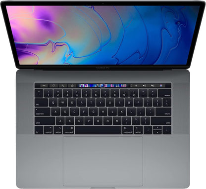Apple 15.4in MacBook Pro Laptop (Retina, Touch Bar, 2.6GHz 6-Core Intel Core i7, 16GB RAM, 512GB SSD Storage) Space Gray (MR942LL/A) (2018 Model) (Renewed)
