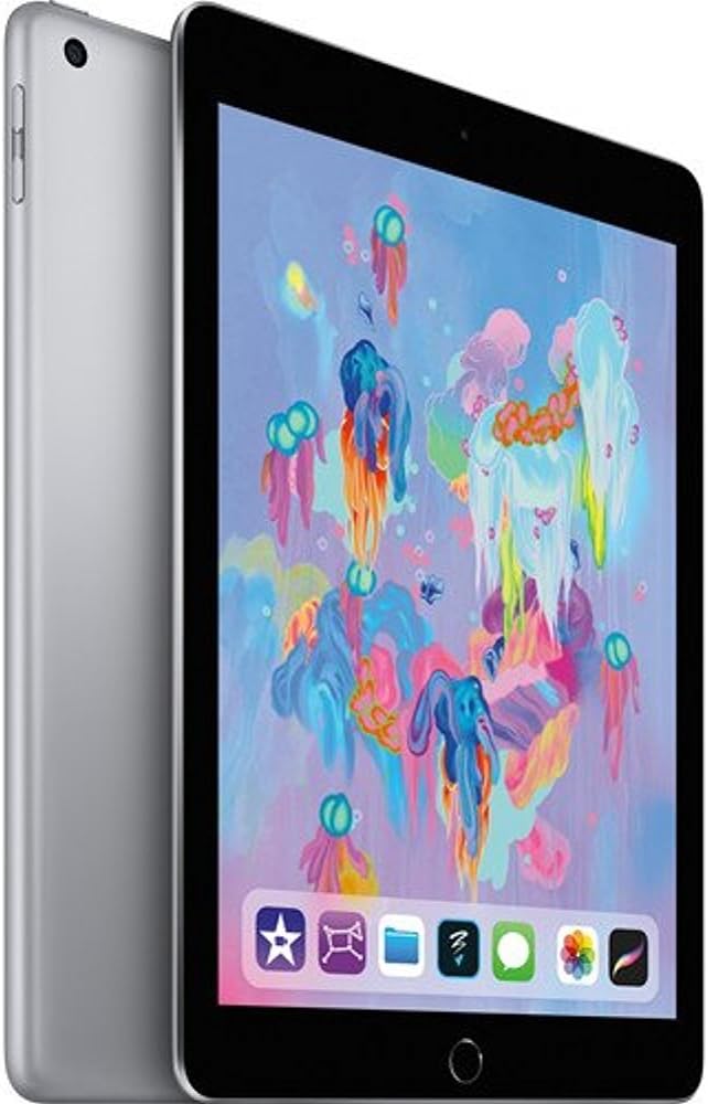 Apple iPad (2018 Model) with Wi-Fi only 32GB Apple 9.7in iPad - Space Gray (Renewed)