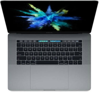 Apple 15in MacBook Pro, Retina, Touch Bar, 2.9GHz Intel Core i7 Quad Core, 16GB RAM, 512GB SSD, Space Gray, MPTT2LL/A (Renewed)