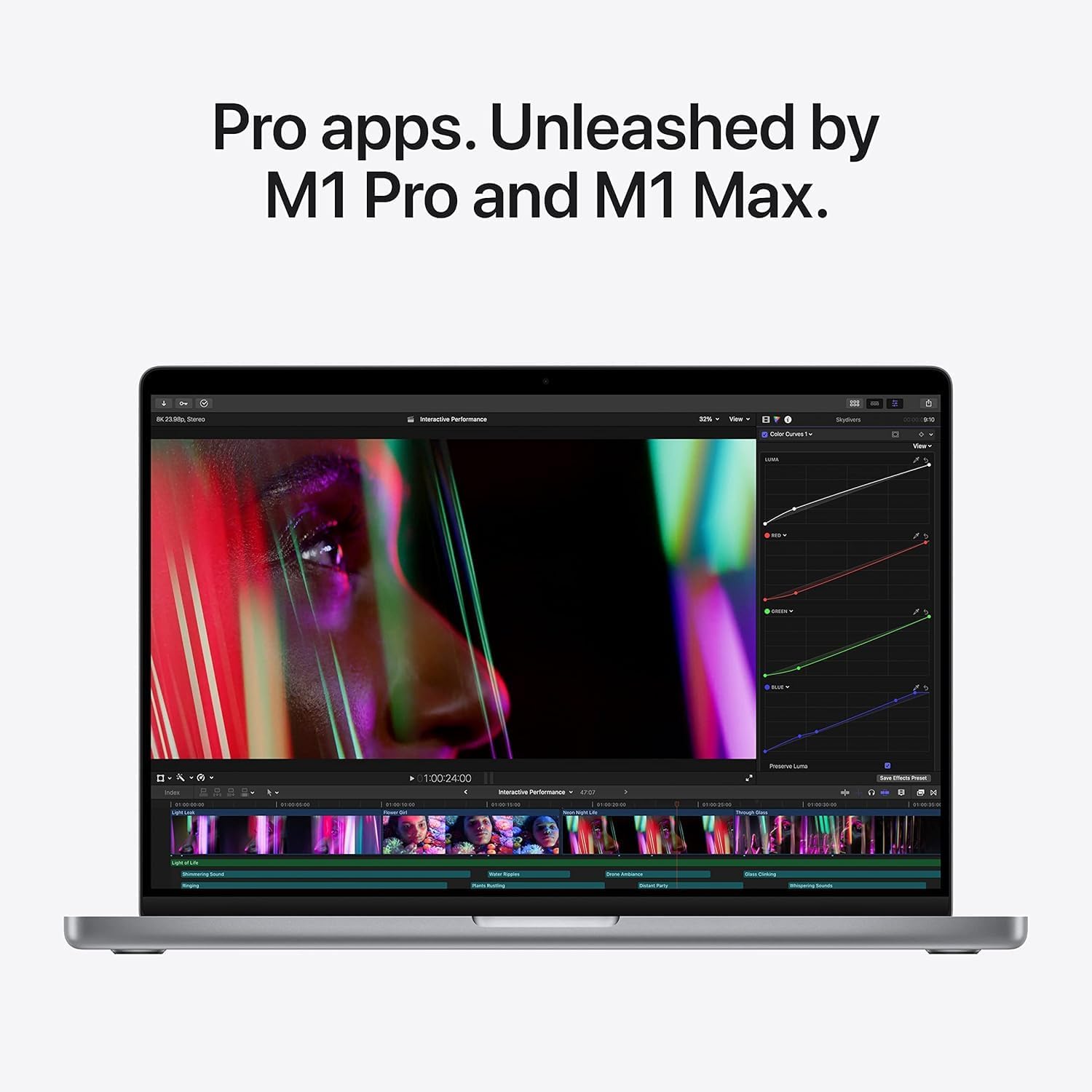 2021 Apple MacBook Pro with Apple M1 Pro Chip (16-inch, 32GB RAM, 1TB SSD Storage) Space Gray (Renewed)