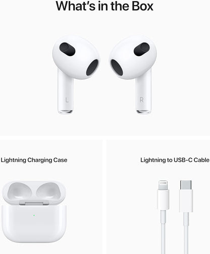 Apple AirPods with Lightning Charging Case (3rd Generation) (Renewed)