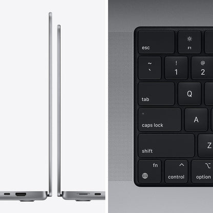 2021 Apple MacBook Pro with Apple M1 Pro Chip (16-inch, 32GB RAM, 1TB SSD Storage) Space Gray (Renewed)