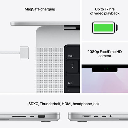 2021 Apple MacBook Pro with Apple M1 Pro Chip (16-inch, 32GB RAM, 1TB SSD Storage) Space Gray (Renewed)