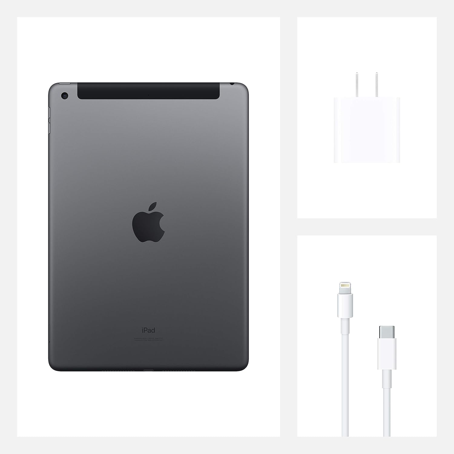 Apple iPad (10.2-inch, Wi-Fi, 128GB, 8th Generation)- Space Gray (Renewed)