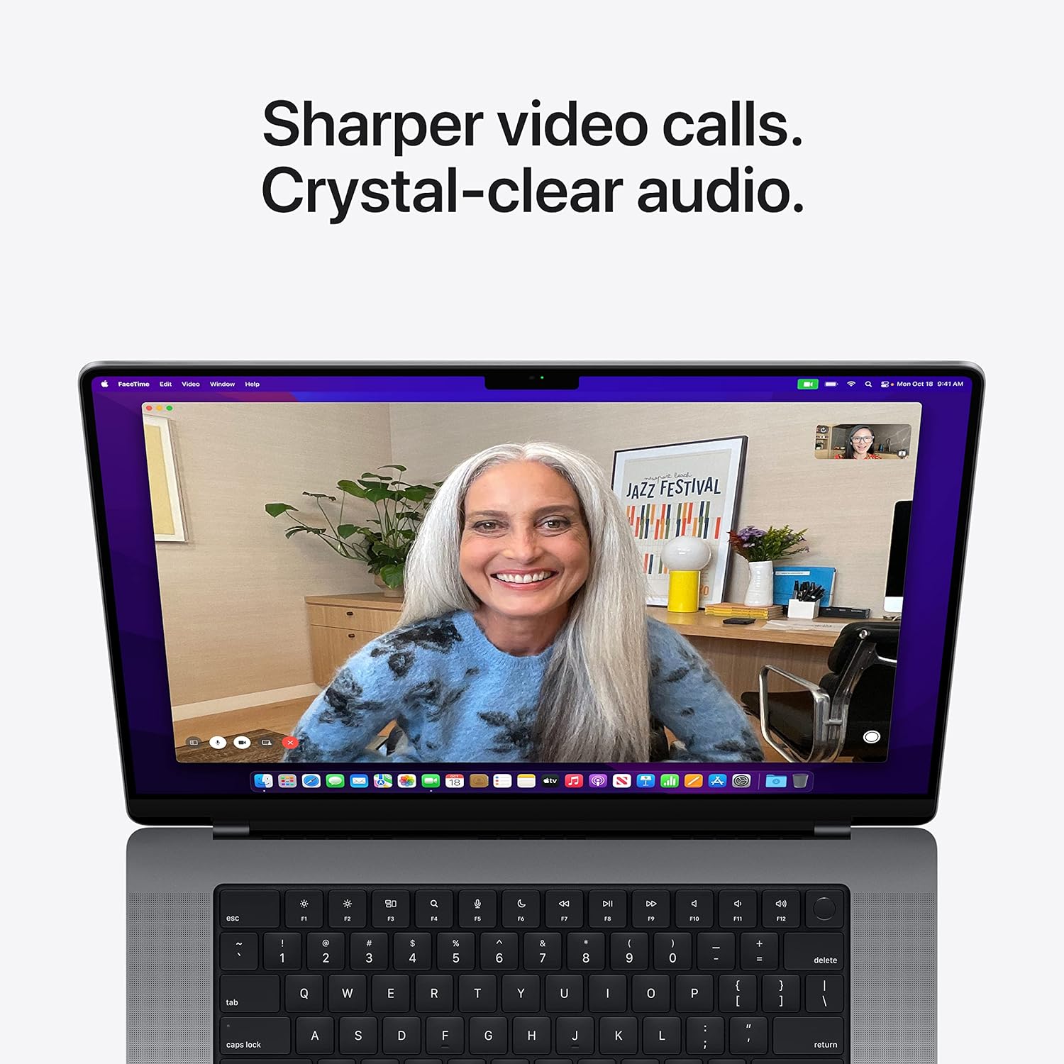 2021 Apple MacBook Pro with Apple M1 Pro Chip (16-inch, 32GB RAM, 1TB SSD Storage) Space Gray (Renewed)