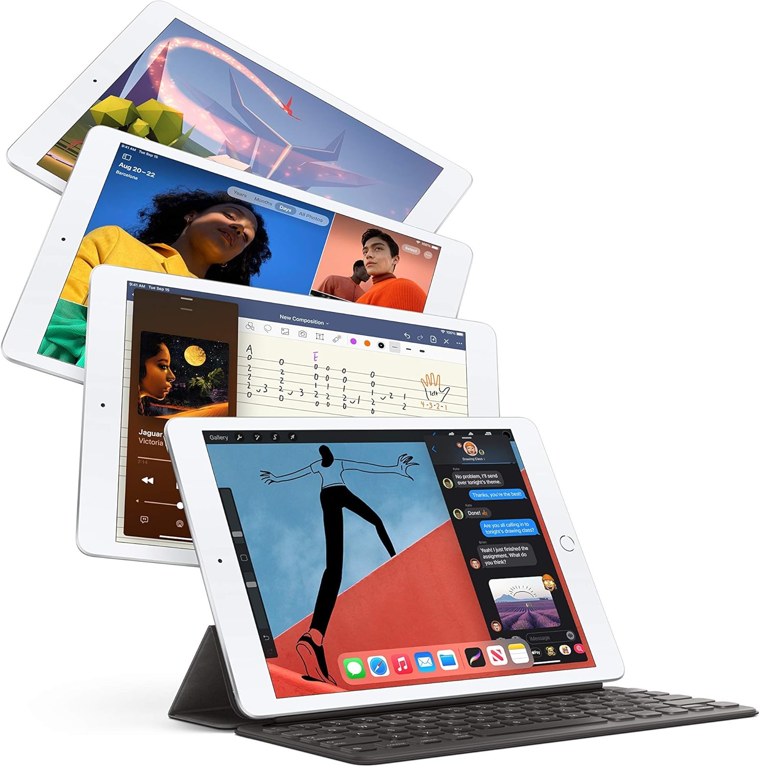 Apple iPad 2020 (10.2-inch, Wi-Fi, 32GB) - Space Gray (Renewed)