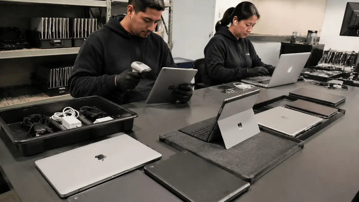CTI team managing outbound and return logistics for devices