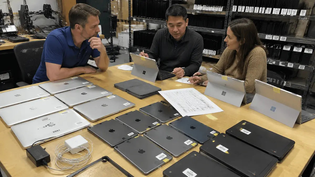 Organized device fleet ready for a custom CTI program
